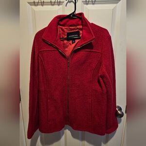 Lands' End Women's Vibrant Red Utility Jacket